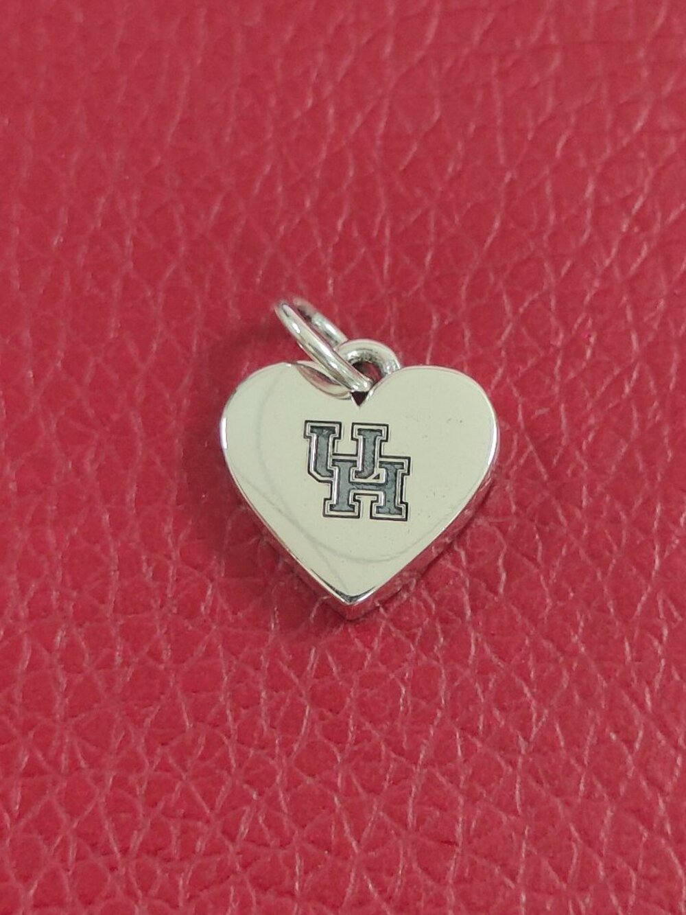 James Avery University of Houston Small Heart Charm with box